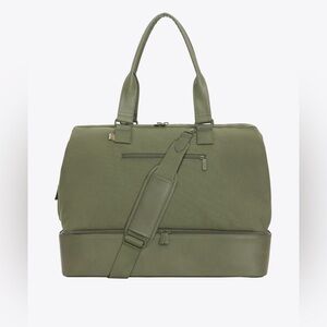 Like New BEIS Weekender Bag in Olive Green